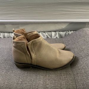 Tan booties